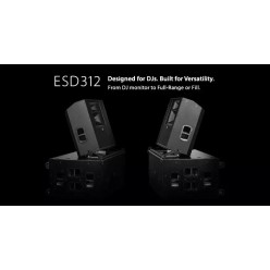 KV2 Audio ESD312 Pasywna kolumna szerokopasmowa 1", 6", 2x12" 1000W dedykowana jako odsłuch DJ